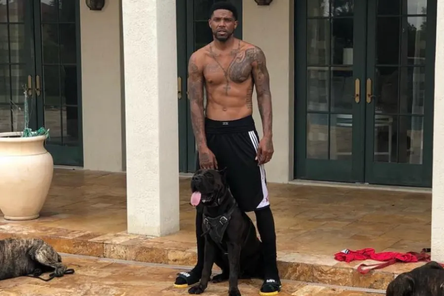 Celebrities with Cane Corsos, Udonis Haslem with Cane Corsos